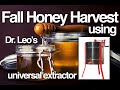 Using the Dr Leo Honey Extractor 1st time 10 07 2020