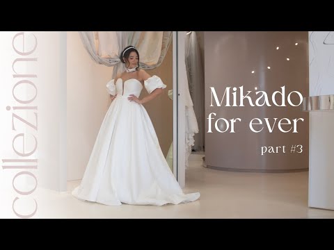 Abito in Mikado TRASFORMABILE: versione n°3.