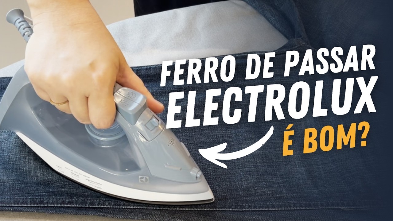 Miniatura da avaliação em vídeo de Ferro de Passar Seco e Vapor Electrolux ESI10