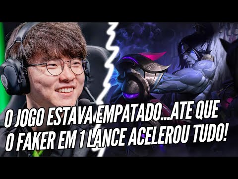 A ÚLTIMA VEZ QUE O FAKER ESTAVA INSPIRADO ELE GANHOU O MUNDIAL!