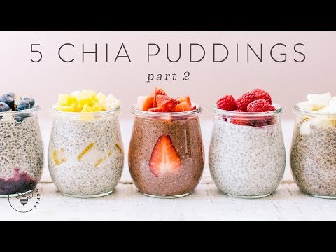 5 (NEW) CHIA PUDDINGS for #BuzyBeez | HONEYSUCKLE Video