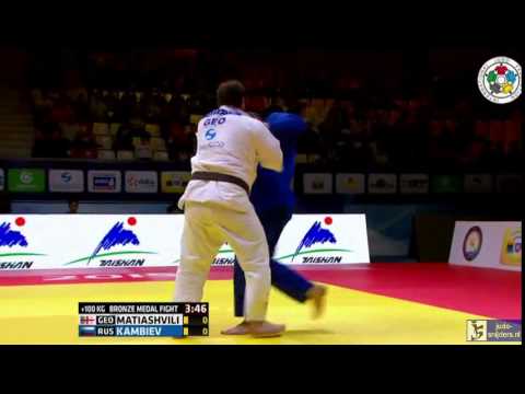 Judo 2015 Grand Slam Baku: Matiashvili (GEO) - Kambiev (RUS) [+100kg] bronze