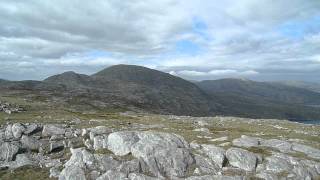 preview picture of video '360 panorama from Beinn Tharsuinn, North Harris'