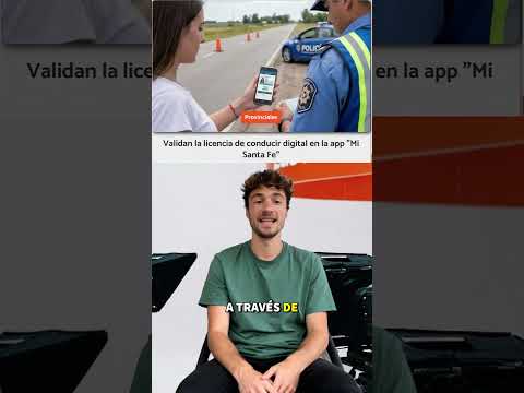 Validan la licencia de conducir digital en la app "Mi Santa Fe"