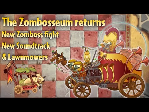 The Zombosseum returns! Zombot Hot-Rodicus, Goat Mowers & New OST - Plants vs. Zombies 2
