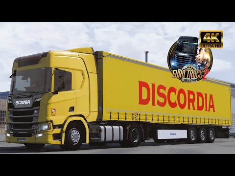 🚛 4K [POV] SCANIA NEXT GENERATION R410 DISCORDIA - PROMODS 2.60 Toulouse to Bourges. (16T)