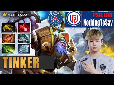 Tinker Mid | PSG.LGD.NothingToSay | 7.32E THE BEST TINKER MID LANE GUIDE | 7.32e Gameplay Highlights