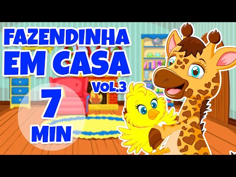 Fazendinha em Casa Vol. 3 - Giramille 7 min | Desenho Animado Musical