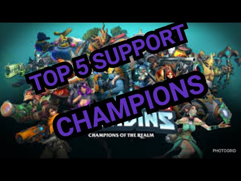 PALADINS | TOP 5 BEST SUPPORT CHAMPIONS