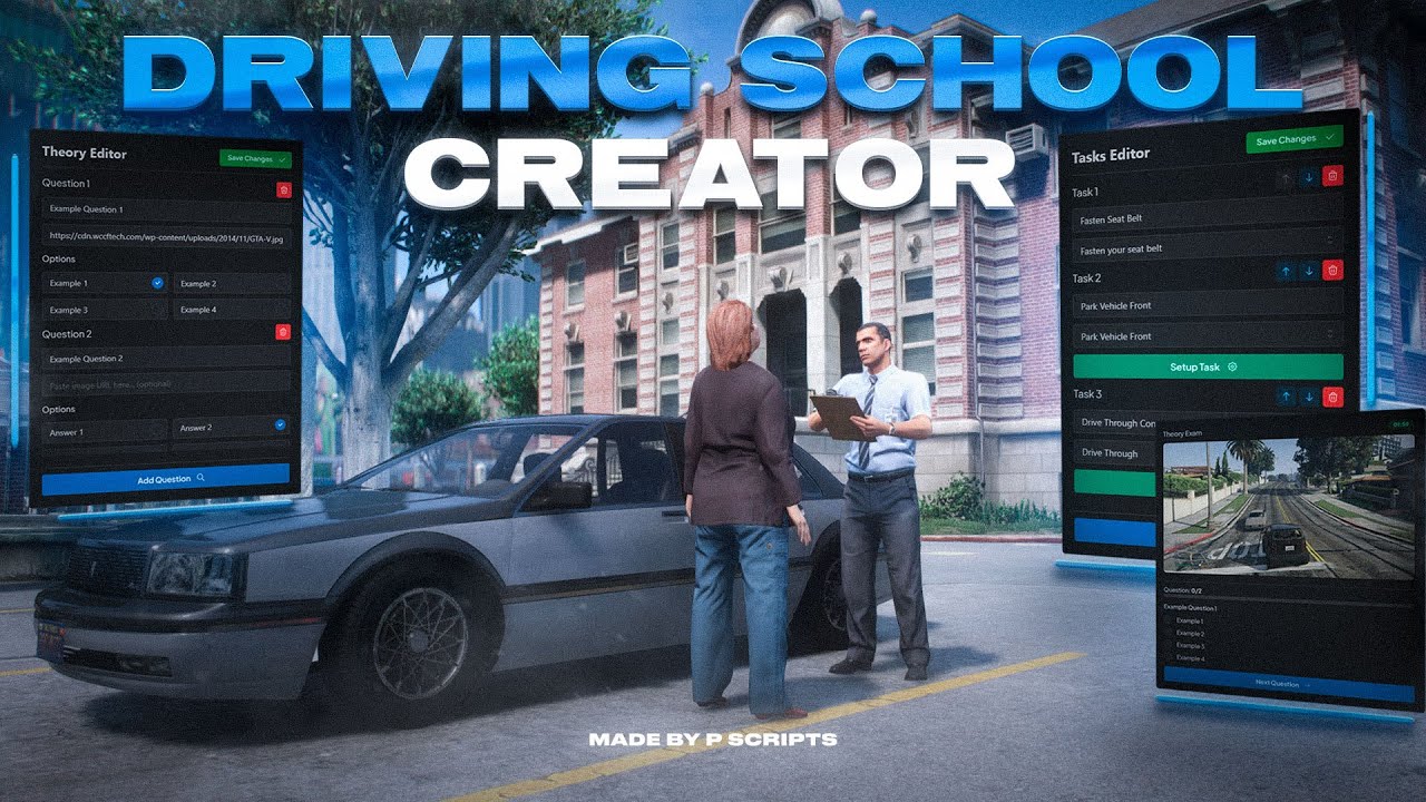 DMV School Creator - GTA V Script on Forge Mods