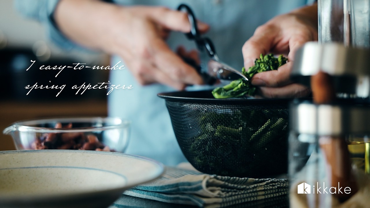 さっと作れる、簡単おつまみ7品。旬の食材で楽しむひとり時間。