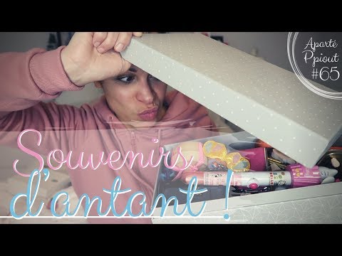 Aparté #65 - On ouvre ma boîte à souvenirs ! Génération 90 & objets qui me tiennent à coeur !