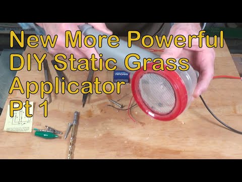 New More Powerful DIY Static Grass Applicator Pt1 (165)