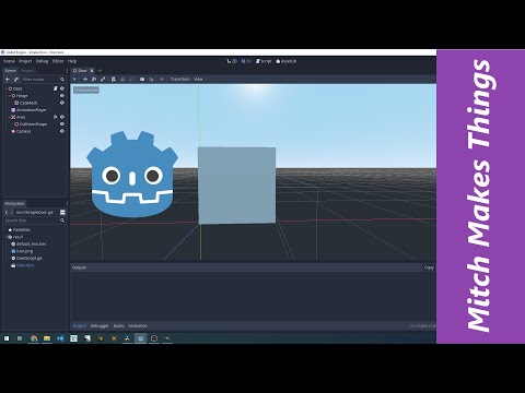 Godot Quick Tip - Simple 3d door