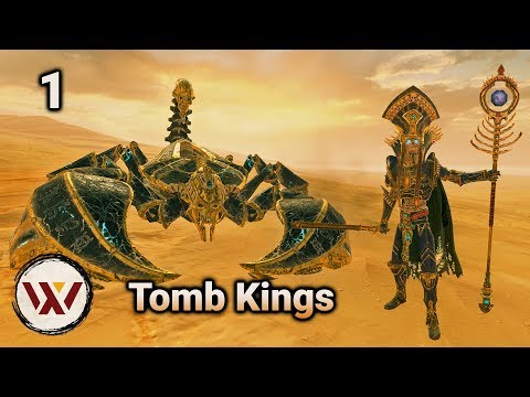 Scorpion Pandemonium! #1 Tomb Kings: Total War: Warhammer 2 Campaign Gameplay. Arkhan the Black