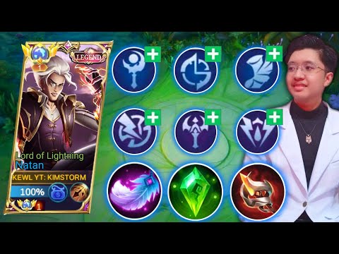 TOP 1 GLOBAL NATAN RECOMMENDED BUILD & EMBLEM TO GET MAX DAMAGE 🔥