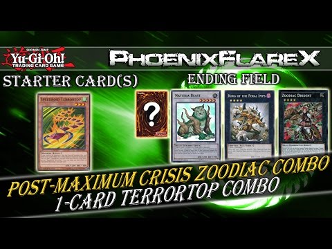 Yu-Gi-Oh! Zoodiac Combo Post MACR #3: Speedroid Terrortop = Drident & Naturia Beast w/1 Draw