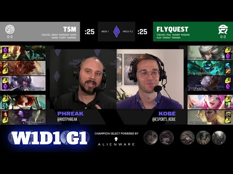 TSM vs FlyQuest | Week 1 Day 1 S11 LCS Spring 2021 | TSM vs FLY W1D1