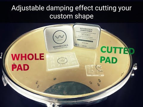 Performer Pad - Damping the toms and the floor tom. Super effective!