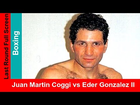 Juan Martin Coggi vs Eder Gonzalez II, Widescreen Full Fight & Technical Knockout,Boxing Title Match