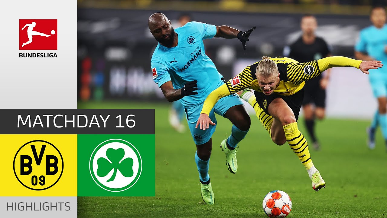 Borussia Dortmund vs SpVgg Greuther Fürth highlights