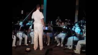 National Band of the Naval Reserve ''A life on the Ocean wave''.Québec City.2015