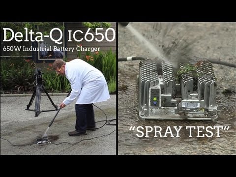 Delta-Q IC650 Charger: "Pressure Spray Test"