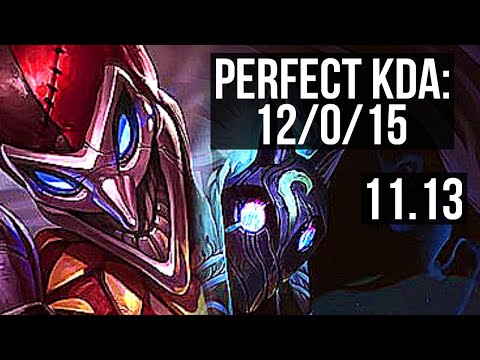SHACO vs KINDRED (JUNGLE) | 12/0/15, Legendary, Rank 9 Shaco, 400+ games | BR Grandmaster | v11.13