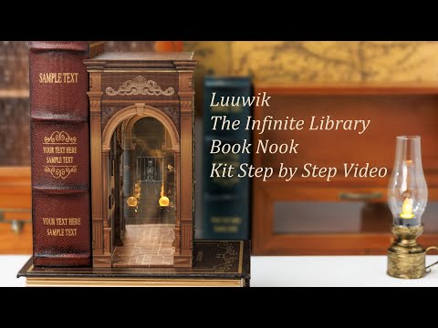The Infinite Library Book Nook Kit Step by Step Video