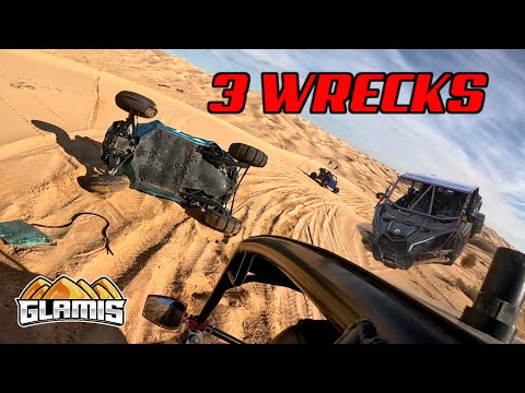 3 Bad Crashes In Glamis for New Years -  Maverick R Flips - EP 424