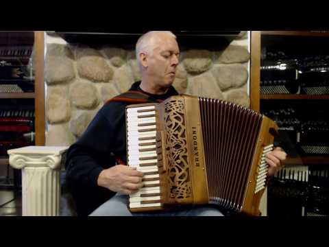 BRAN66CLW - Mahogany Brandoni 66W Piano Accordion LMM 34 78 $5499