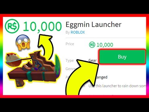 I Bought An Eggmin Launcher Come Get Your Eggmin Eggs Roblox - spending 100 on the eggmin launcher 10 000 robux roblox