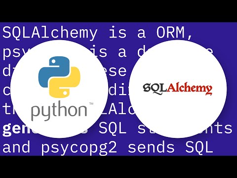 Python Sqlalchemy Or Psycopg2