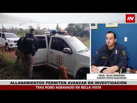 BUSCAN A DOS IMPLICADOS YA IDENTIFICADOS TRAS ROBO EN BELLA VISTA