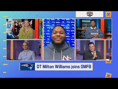 Milton Williams Talks Wild Card Win, Headbutting Mike Vrabel & More on Good Morning Football
