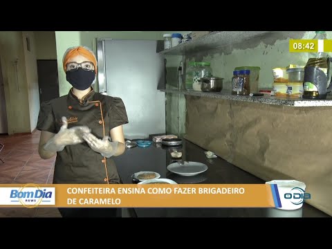 Confeiteira ensina como fazer brigadeiro de caramelo 03 09 2021