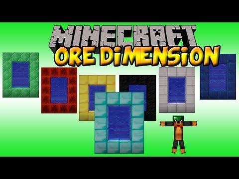 GeneralPuppy09 - |Minecraft| Ore Dimension Mod Showcase (GO TO DEMENSIONS OF ONLY DIAMOND!)