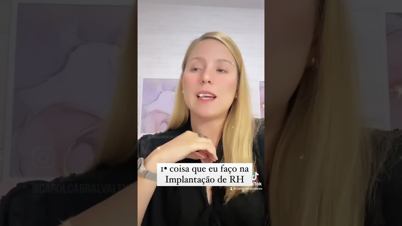 1• coisa que executo na Implantação de RH. #rh #recursoshumanos