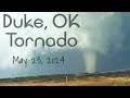 EPIC Tornado between Duke and Eldorado Oklahoma on May 23, 2024