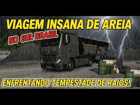 MAPA SUL PARANA - Eldorado PRO #ETS2 #CargaDeAreia #Caminhao #Simulador #Gameplay #mercedes #brasil