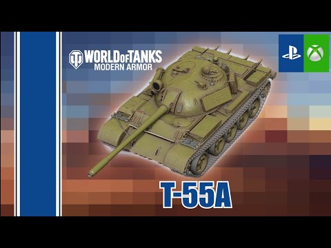 T-55A / World of Tanks: Modern Armor / PlayStation 5 / XBox / 1080p / Wot Console