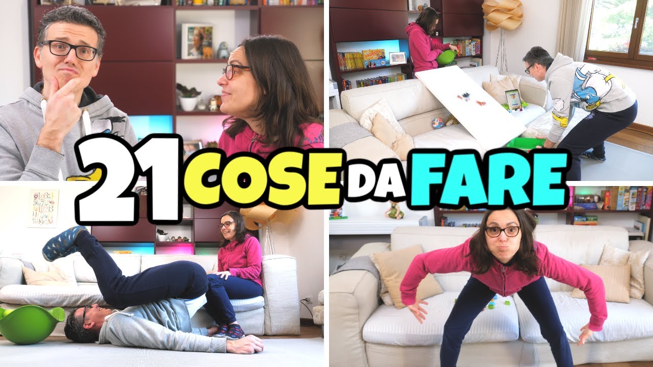 VIDEO PER BAMBINI: 21 GIOCHI Divertenti da Fare in Casa