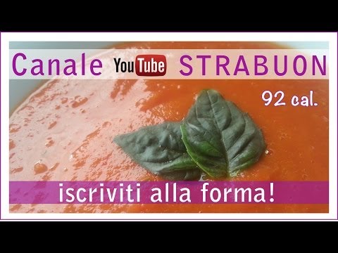 Zuppa di POMODORO - 92 calorie a porzione