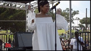MICHEL&#39;LE Performs NO MORE LIES At the Taste of Inglewood