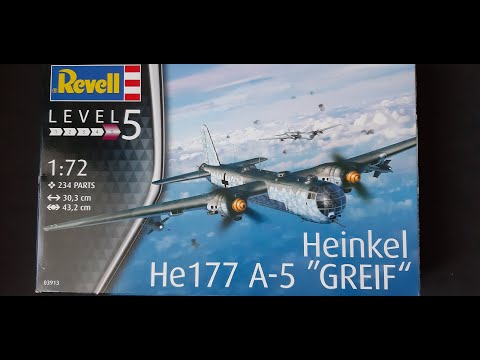 1/72 BEAST UNBOXED! Revell He 177 Greif - New Addition to My WW2 Collection!