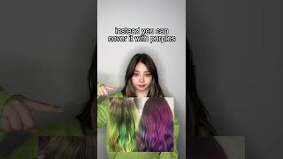 3 things to consider before dying your hair green #shorts