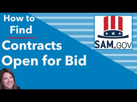 , title : 'Find Government Contracts to Bid On: How to Search SAM.gov'