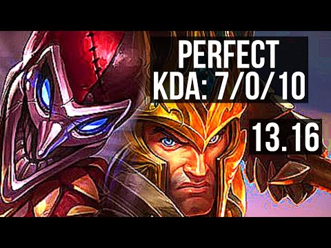SHACO vs J4 (JNG) | 7/0/10, Rank 3 Shaco, Godlike, 300+ games | KR Challenger | 13.16
