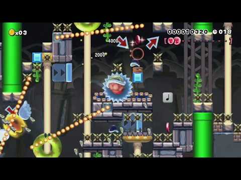 Thank You♪1万突破！！«鬼畜全自動 KEEP:A+↑» by スピラン♪maron - Super Mario Maker - No Commentary 1bm