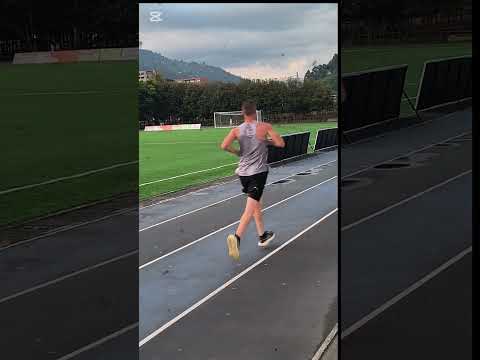 Entrenamiento pista Estadio Luis Fernando Montoya Caldas Antioquia,Colombia 1750 msnm.Vie 23_01_26